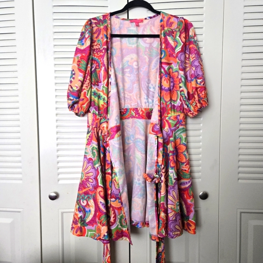 Flying Tomato Wrap Mini Dress Size M
